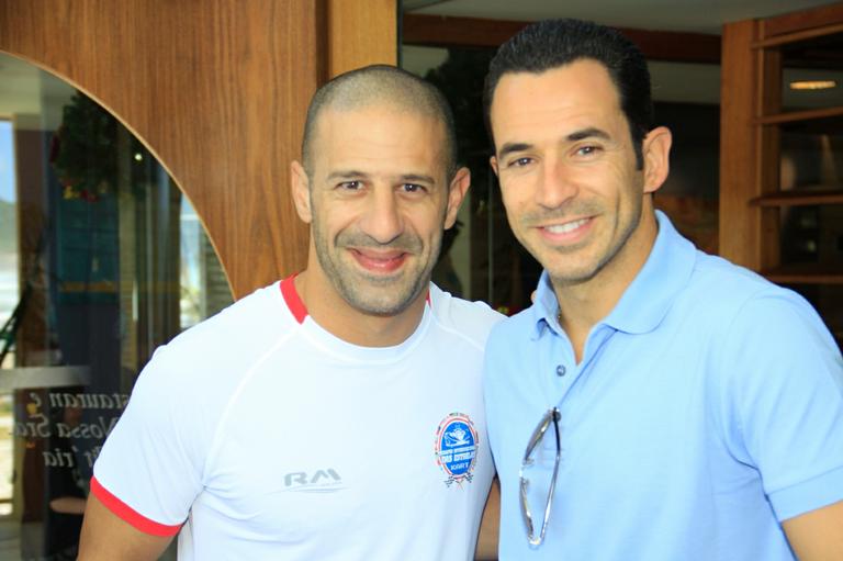 Tony Kanaan e Hélio Castroneves