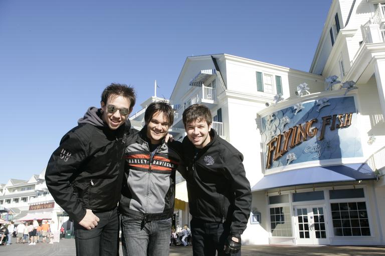 Kiko, Leandro e Bruno na Disney