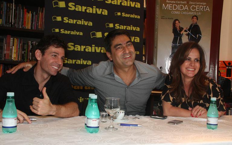 Marcio Atalla, Zeca Camargo e Renata Ceribelli