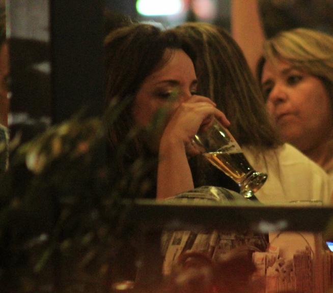 Luiza Possi e Ana Carolina: juntas em happy hour