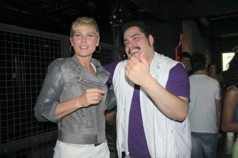 Xuxa e Tiago Abravanel