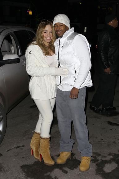 Mariah Carey e Nick Cannon em Aspen