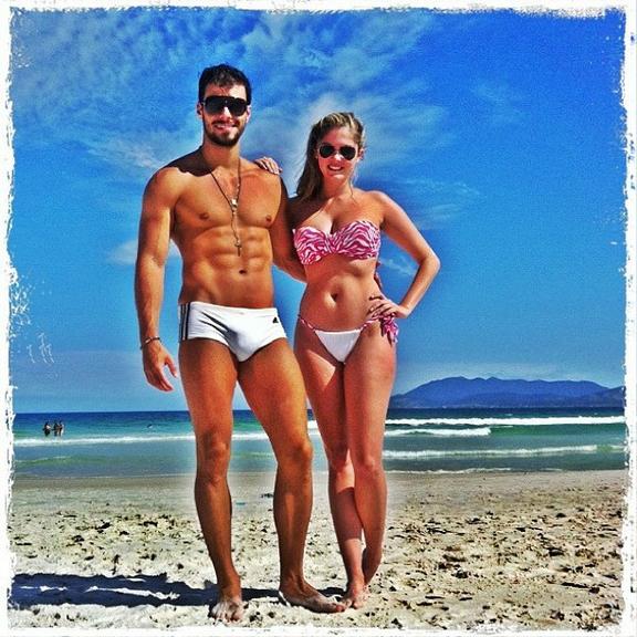 Bábara Evans e Lucas Malvacini