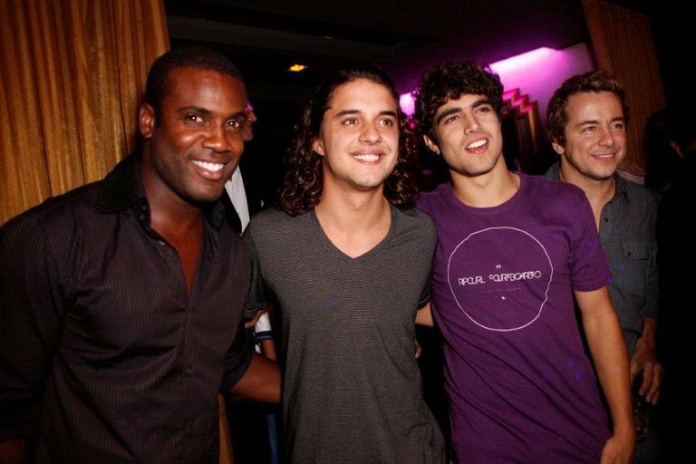 Rafael Zulu, Carlos Vieira, Guilherme Boury e Caio Castro