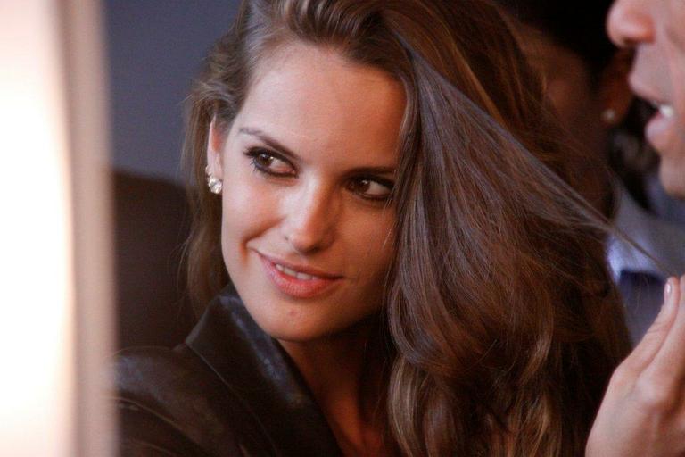 Make de Izabel Goulart no SPFW