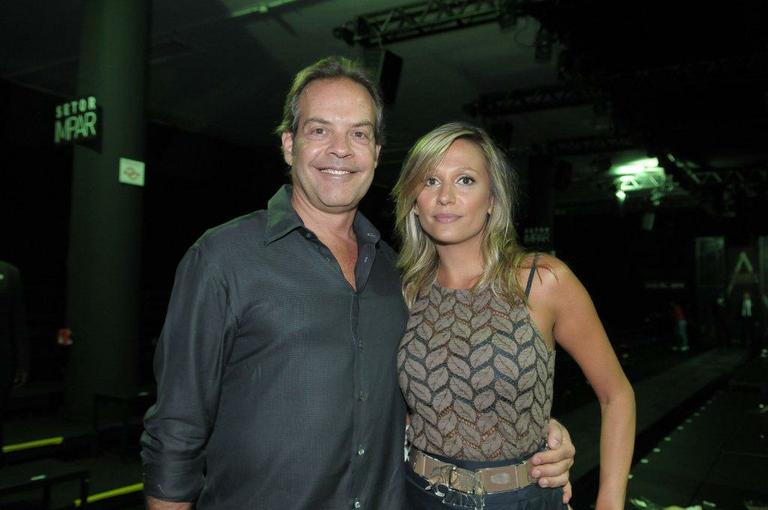 Luisa Mell com o marido Gilberto Zaborowski