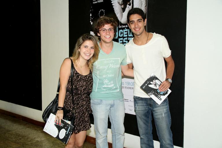 Thais Müller, Miguel Roncato e Miguel Rômulo