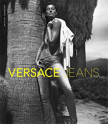 Gisele Bündchen em campanha para a Versace