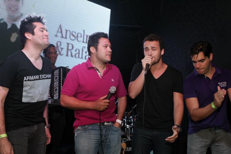 Anselmo, João Bosco, Rodrigo Andrade e Rafael