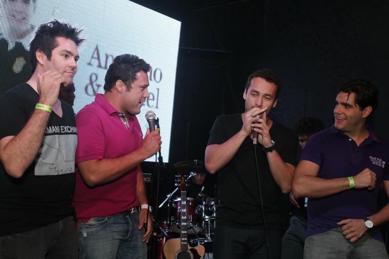 Anselmo, João Bosco, Rodrigo Andrade e Rafael