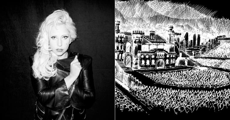 Lady Gaga e o novo palco da turnê 'Born This Way Ball 2012-2013'