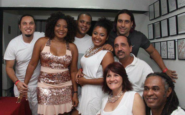 Margareth com sua banda