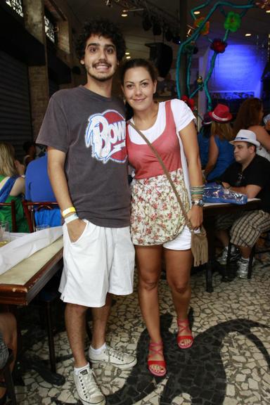 George Sauma e Fabíula Nascimento