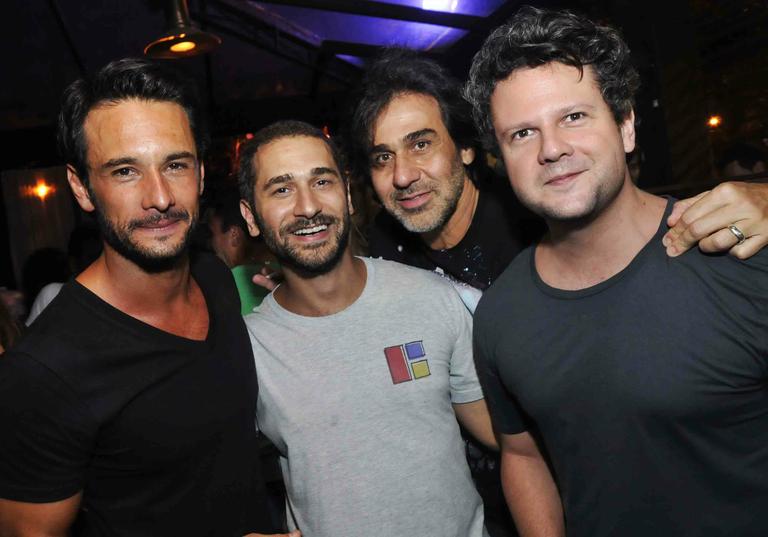 Rodrigo Santoro, Elias Abifadel, Marcos Prado e Selton Mello