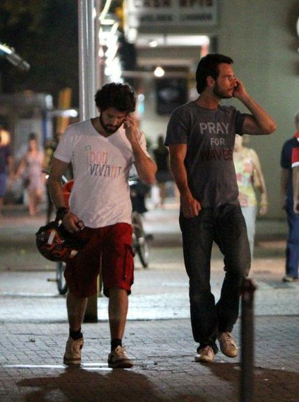 Eriberto Leão e Rodrigo Santoro