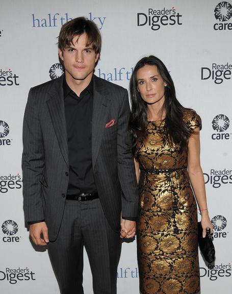 Ashton Kutcher e Demi Moore: o primeiro encontro do ex-casal foi em uma fast food, para não chamar atenção da mídia