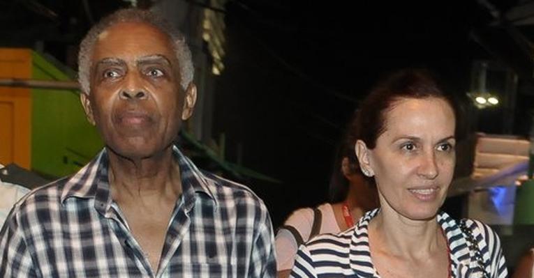 Gilberto Gil com a mulher Flora Gil