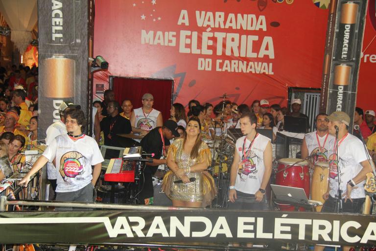 Preta Gil durante show camarote Expresso 2222 em Salvador