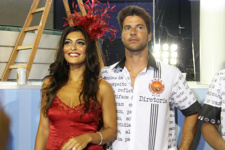 Juliana Paes e Carlos Eduardo Baptista