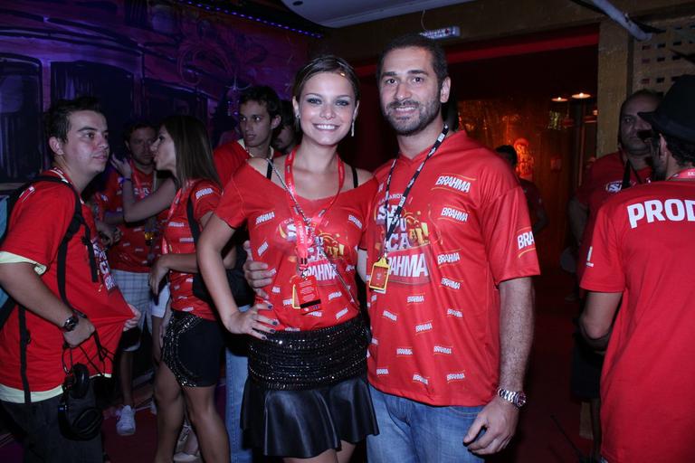 Milena Toscano e o namorado Elias Abifadel