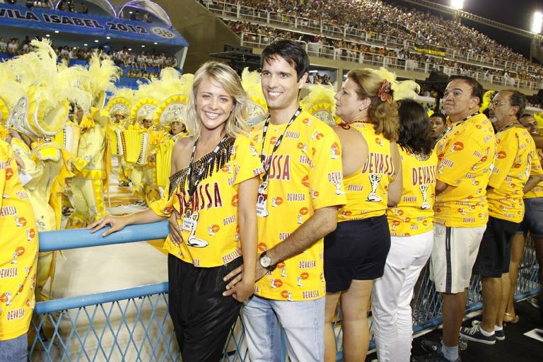 Juliana Silveira com o marido João Vergara