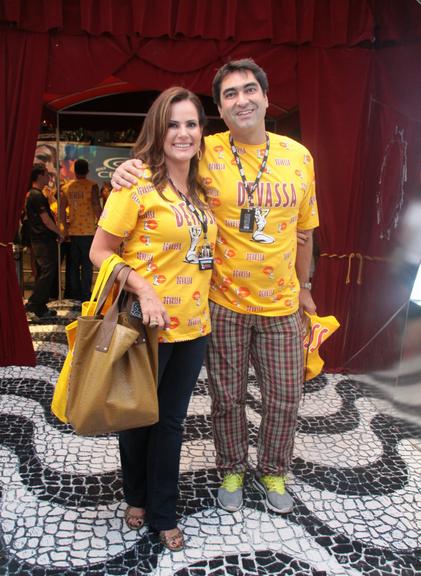 Renata Ceribelli e Zeca Camargo