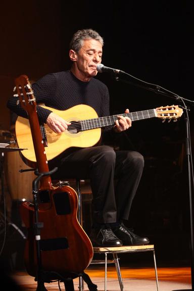 Chico Buarque em passagem de som em São Paulo