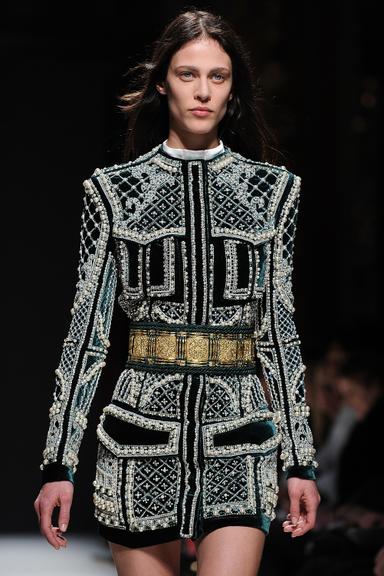 Desfile da Balmain na Paris Fashion Week