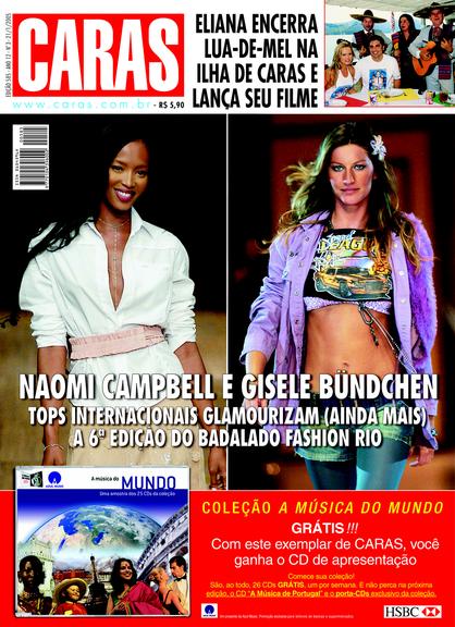 Naomi Campbell e Gisele Bündchen - edição 585