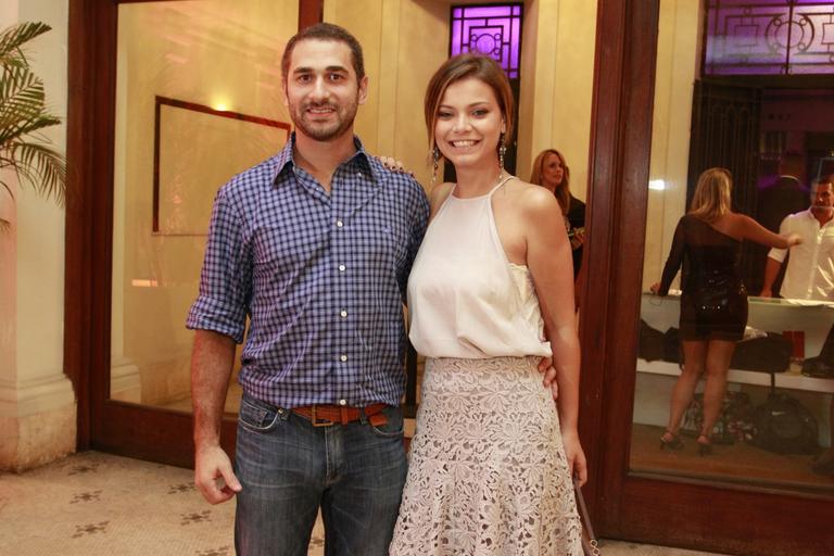 Milena Toscano e o namorado Elias Abifadel