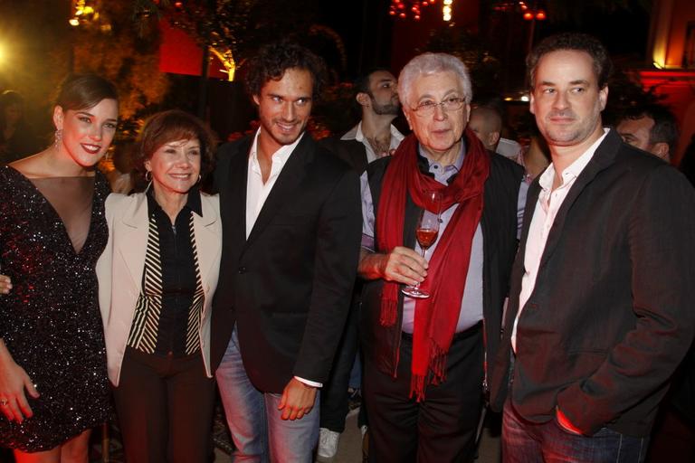 Adriana Birolli, Ana Rosa, Paulo Rocha, Aguinaldo Silva e Dan Stulbach