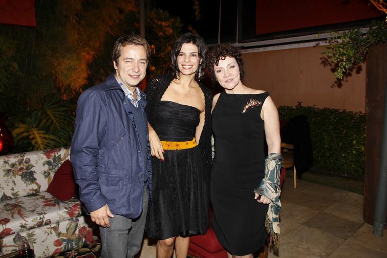 Carlos Vieira, Helena Ranaldi e Thaís de Campos