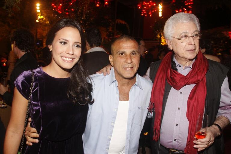 Juliana Knust, Ery Johnson e Aguinaldo Silva