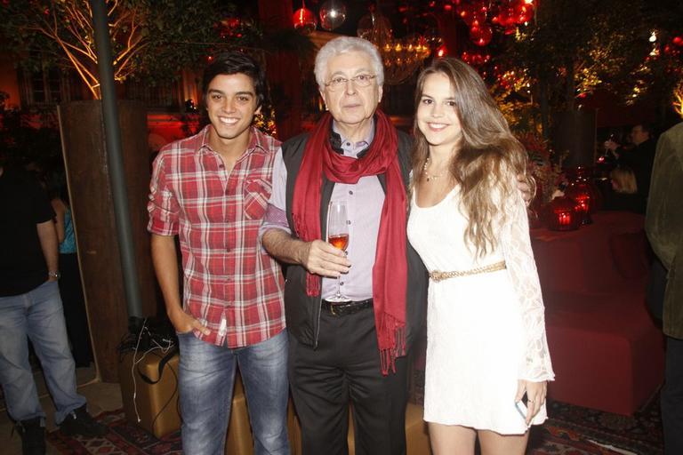 Rodrigo Simas, Aguinaldo Silva e Bianca Salgueiro