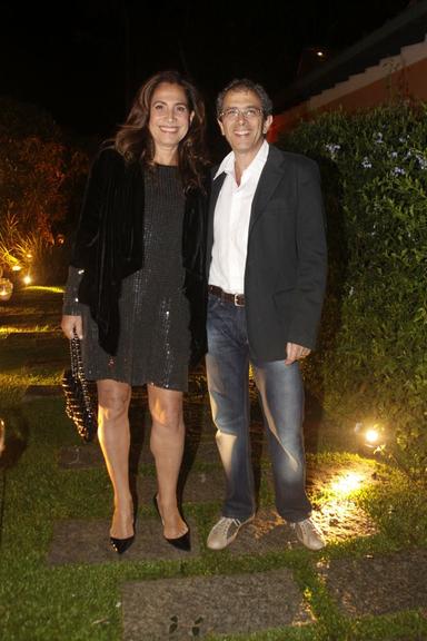 Totia Meireles com o marido Jaime Rabacov