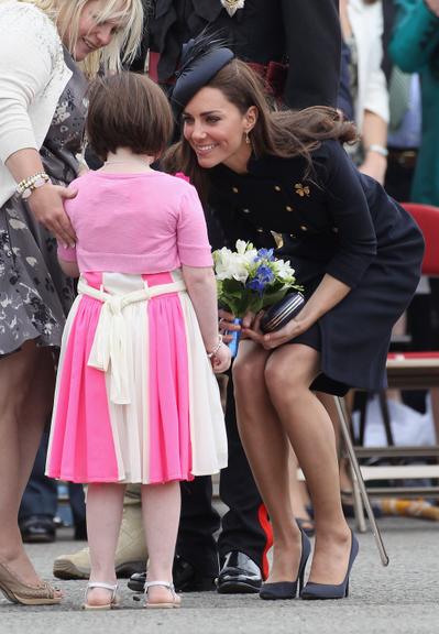 Kate Middleton e seus fãs mirins