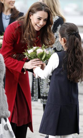 Kate Middleton e seus fãs mirins