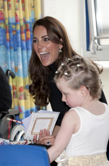 Kate Middleton e seus fãs mirins