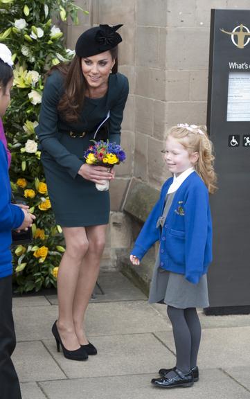 Kate Middleton e seus fãs mirins