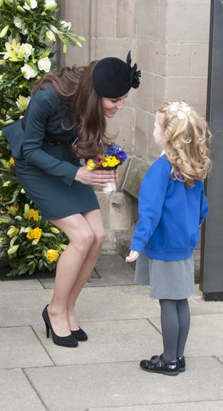 Kate Middleton e seus fãs mirins