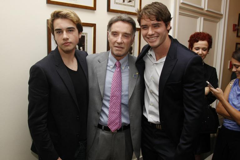 Eike Batista com os filhos Olin e Thor Batista