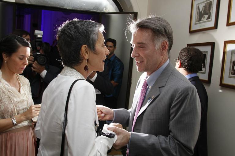 Cássia Kiss Magro e Eike Batista