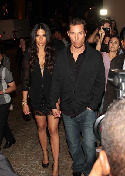 Camila Alves e Matthew McConaughey