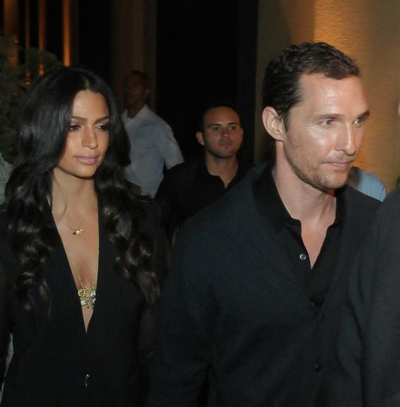 Camila Alves e Matthew McConaughey