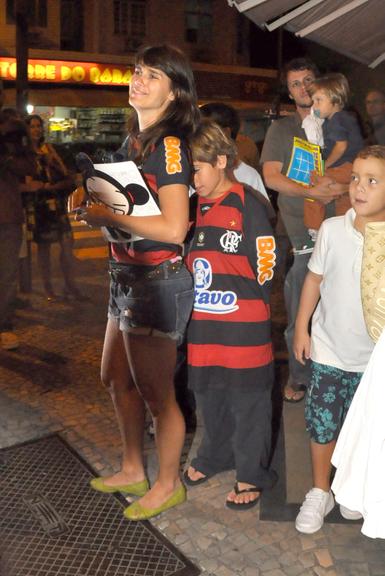 Carolina Dieckmann e o filho Davi