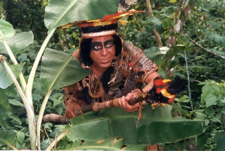 Tonico Pereira também viveu um índio em 'Caramuru - A Invenção do Brasil'. Ele era o cacique Itaparica