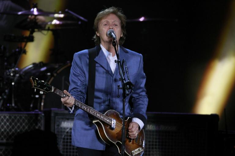 Paul McCartney durante show em Florianópolis