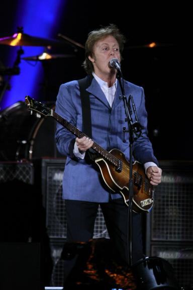 Paul McCartney durante show em Florianópolis