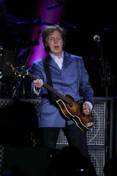 Paul McCartney durante show em Florianópolis