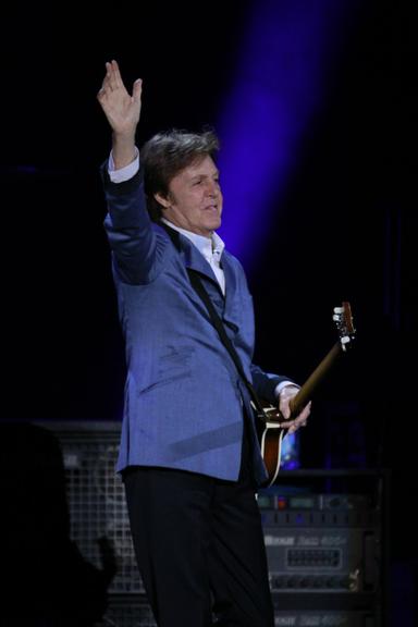 Paul McCartney durante show em Florianópolis